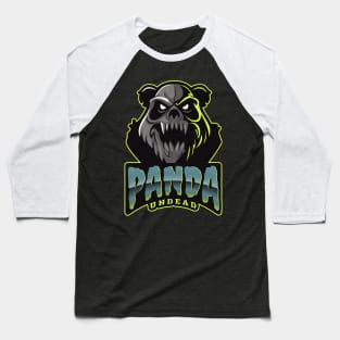 Panda Undead Baseball T-Shirt